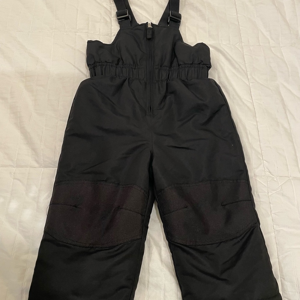 Healthtex Black Kids Overall Snowbibs